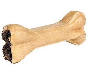 Warnicks Tierfutterservice Kauknochen mit Pansen 15 cm Hundeknochen Rinderhaut Hundefutter Kausnack Rind (10 Stück) von Glracd