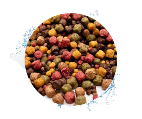 Warnicks Tierfutterservice KOI - KOIFUTTER 10-Sorten-Mix 5 kg mit Spirulina & Paprika (3+6mm) von Warnicks Tierfutterservice