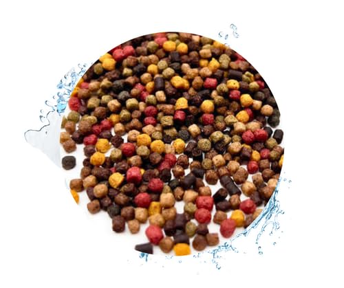 Warnick's Koifutter 5-Sorten-Mix mit Spirulina - 15 kg, 3 mm - Fischfutter für Koi & Zierfrische - schwimmfähig & gut verdaulich von Warnick´s Tierfutterservice