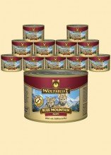 Warnicks Tierfutterservice Wolfsblut Blue Mountain Puppy Nassfutter für Welpen mit Wildfleisch 12 x 200 g von Warnicks Tierfutterservice