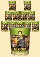 Wolfsblut Dark Forest Adult Nassfutter für Hunde mit Wild und Süßkartoffeln (12 x 395g) von Warnicks Tierfutterservice