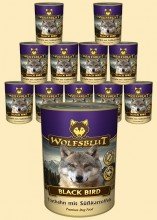 Wolfsblut Nassfutter Verschiedene Sorten in 12 x 395g (Black Bird) von Warnicks Tierfutterservice