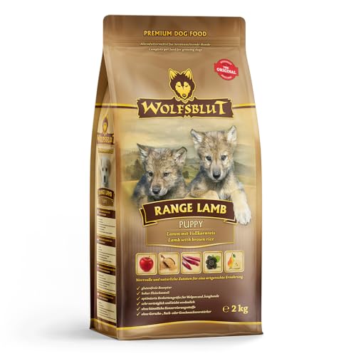 Warnicks Tierfutterservice Wolfsblut Range Lamb Puppy für Welpen mit Lamm und Reis SPARPACK 2x2Kg von Warnicks Tierfutterservice