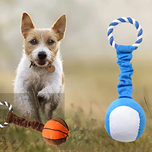 Washranp Quietschendes Hundespielzeug mit Soundeffekt, Übungstraining, interaktives Spielzeug, Fußball, Tennis, Basketball, Haustier-Kauspielzeug, Plüschspielzeug, Blau Washranp Quietschendes Hundespielzeug mit Soundeffekt, Übungstraining, interaktives Spielzeug, Fußball, Tennis, Basketball, Haustier-Kauspielzeug, Plüschspielzeug, Blau von Washranp