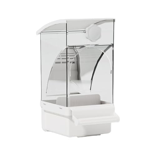 Washranp Vogelfutterstation, transparentes Design, große Kapazität, wetterbeständig, staubdicht, einfach zu installieren, Kolibri-Futterstation, Weiß Washranp Vogelfutterstation, transparentes Design, große Kapazität, wetterbeständig, staubdicht, einfach zu installieren, Kolibri-Futterstation, Weiß von Washranp