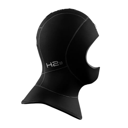 Waterproof H2 3/5mm Kopfhaube mit Ventil Neoprenhaube (L) von Waterproof