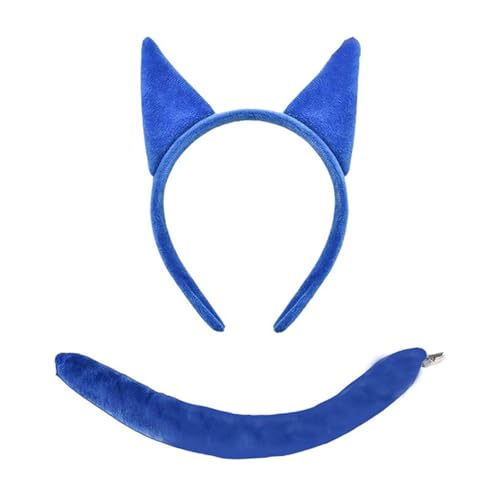 Cartoon Plüsch Stirnband Cosplay Kostüm Hund Ohrhaarhoop Geburtstagsfeier Requisiten Kopfstück Gesicht Waschen Haarbandzubehör Haustier Stirnband von Watreketal