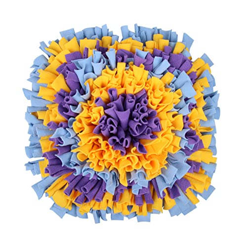 Watreketal Hund Snuffle Matte Interaktive Puzzle Feeder Pad Langsam Fütterung Spielzeug Verbesserung Der Intelligenz Für Kaninchenhasen Welpen Snuffle Kleine Mittelgroße Puzzle Kaninchen Futtersuche von Watreketal
