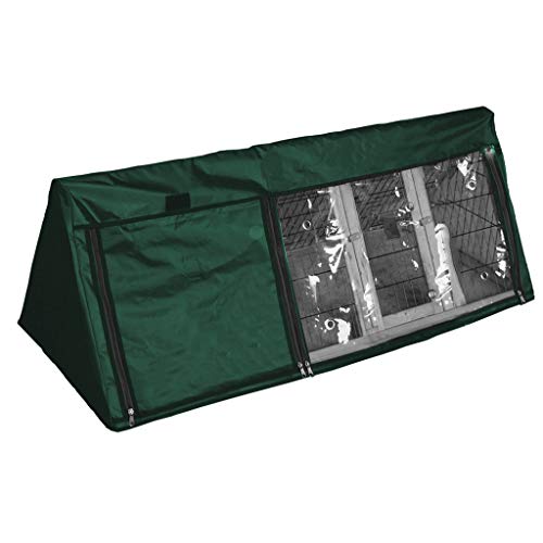 Watreketal Kaninchenhüttenabdeckung Staubfeuchtigkeitsbeständiger Käfigabdeckungen Für Dreieck Kistenabdeckung Für Pet House Accessoires Kleintierkäfig von Watreketal