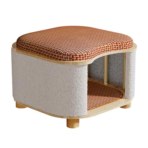 Watreketal Katzenbett, weich, groß, Haustier-Versteck Hocker, Bett für heiße Jahreszeit, Katzenschlafbett Watreketal Katzenbett, weich, groß, Haustier-Versteck Hocker, Bett für heiße Jahreszeit, Katzenschlafbett von Watreketal