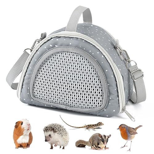 Kleine Reisetasche für Haustiere Atmungsaktiver Rucksack für Vögel Totoro Hamster von Watwass