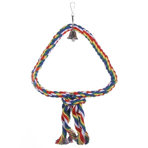 Sitzstangen für Vögel Schaukel aus Baumwollseil Schaukelspielzeug Kanarienvogel Wellensittiche Sitzstangen für Vögel Schaukel aus Baumwollseil Schaukelspielzeug Kanarienvogel Wellensittiche von Watwass