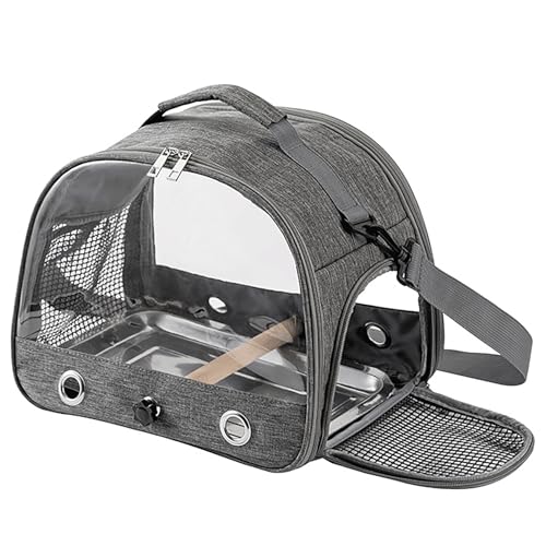 Vogel Tragetasche mit Transparentem PVC-Fenster Papageien Reiserucksack Tragbare Faltbare Rucksack für Kleine Haustier Vogel Tragetasche mit Transparentem PVC-Fenster Papageien Reiserucksack Tragbare Faltbare Rucksack für Kleine Haustier von Watwass