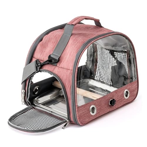 Vogelträger für Papageien Kanarienvogel mit Sitzstangen Reiserucksack für Totoro Hamster Kaninchen Vogelträger für Papageien Kanarienvogel mit Sitzstangen Reiserucksack für Totoro Hamster Kaninchen von Watwass