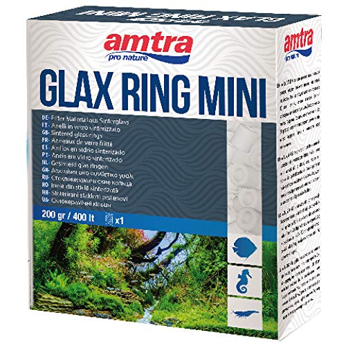 Amtra Wave A3002332 Glax Ring Mini Sinterglasringe, 200 gram von Amtra