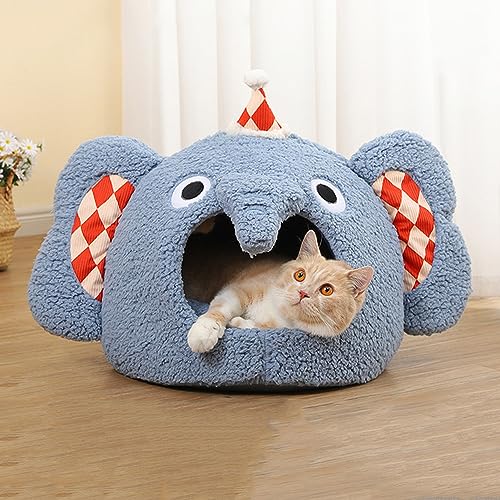 Haustierhaus für Hunde, Katzen, Kaninchen, weich, bequem, für Katzen, Kätzchen, kleine Haustiere, beruhigende Unterlage, warm, atmungsaktiv, Schlafnest Haustierhaus für Hunde, Katzen, Kaninchen, weich, bequem, für Katzen, Kätzchen, kleine Haustiere, beruhigende Unterlage, warm, atmungsaktiv, Schlafnest von Wbeian
