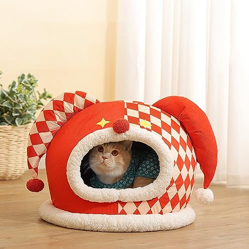 Haustierhaus für Hunde, Katzen, Kaninchen, weich, bequem, für Katzen, Kätzchen, kleine Haustiere, beruhigende Unterlage, warm, atmungsaktiv, Schlafnest Haustierhaus für Hunde, Katzen, Kaninchen, weich, bequem, für Katzen, Kätzchen, kleine Haustiere, beruhigende Unterlage, warm, atmungsaktiv, Schlafnest von Wbeian