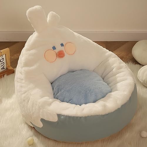 Wbeian Bequemes Hunde- und Katzenkissen, weiches Katzenbett, Haustierbetten, rundes Haustier-Donut-Bett, 2-in-1, warmes Hunde-Katzenbett, Spielmatte, Indoor-Welpen, Kätzchen, Schlafnest Wbeian Bequemes Hunde- und Katzenkissen, weiches Katzenbett, Haustierbetten, rundes Haustier-Donut-Bett, 2-in-1, warmes Hunde-Katzenbett, Spielmatte, Indoor-Welpen, Kätzchen, Schlafnest von Wbeian