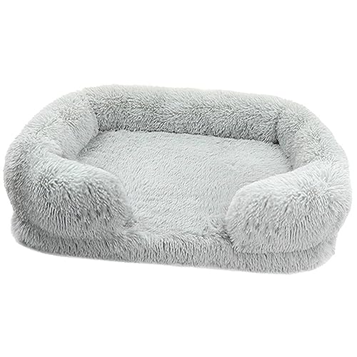 Wbeian Hund Katze Haustierbett, Welpen Kätzchen Katze Hund Schlafmatte, Weiche Bequeme Hunde Katzen Beruhigendes Kissen, Abnehmbares Rutschfestes Hundebett, S/M/L/XL Größe Wbeian Hund Katze Haustierbett, Welpen Kätzchen Katze Hund Schlafmatte, Weiche Bequeme Hunde Katzen Beruhigendes Kissen, Abnehmbares Rutschfestes Hundebett, S/M/L/XL Größe von Wbeian