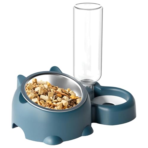 Futternapf | Wassernapf Set | Katzenfutternapf | Haustier Futternapf Set | Haustier Futterstation | Haustier Napf Set mit Spender Abnehmbarer Futternapf für Katzen und Hunde Futternapf | Wassernapf Set | Katzenfutternapf | Haustier Futternapf Set | Haustier Futterstation | Haustier Napf Set mit Spender Abnehmbarer Futternapf für Katzen und Hunde von Wcybym