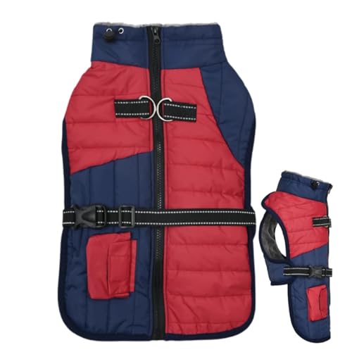Hundepullover, warmer Baumwollmantel, Winterpullover, Haustierkleidung, Hunde-Winterkleidung, Haustierpullover, Hunde-Winterkleidung mit Traktionslöchern für kleine bis mittelgroße Hunde Hundepullover, warmer Baumwollmantel, Winterpullover, Haustierkleidung, Hunde-Winterkleidung, Haustierpullover, Hunde-Winterkleidung mit Traktionslöchern für kleine bis mittelgroße Hunde von Wcybym