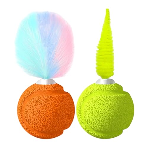 Pet Bounce Ball, ansprechende Bewegung, 5x5x11Cm, interaktiver Hüpfburken Ball, unterhaltsames Training und Trainingsinstrument, Sicherheitsmaterial, für Innenkatzen Kätzchen im Freien im Freien Pet Bounce Ball, ansprechende Bewegung, 5x5x11Cm, interaktiver Hüpfburken Ball, unterhaltsames Training und Trainingsinstrument, Sicherheitsmaterial, für Innenkatzen Kätzchen im Freien im Freien von Wcybym