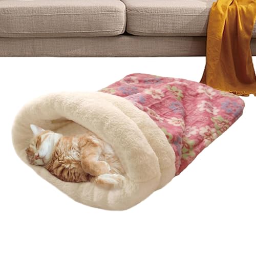 Plüsch-Katzensack | Katzenschlafsack | Plüsch-Katzenbett | Welpenbett Höhle | Haustierschlafsack | warmer Plüsch-Katzensack | warmes Katzenbett für Kätzchen und Welpen | Höhlenschlafsäcke Plüsch-Katzensack | Katzenschlafsack | Plüsch-Katzenbett | Welpenbett Höhle | Haustierschlafsack | warmer Plüsch-Katzensack | warmes Katzenbett für Kätzchen und Welpen | Höhlenschlafsäcke von Wcybym