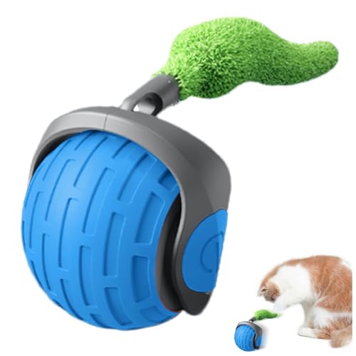 Smart Rolling Cat Playing, Bewegungsaktiviertes Hundespielzeug, Interaktives Haustierspielzeug, Bewegungsaktiviert, Fördert Einen Aktiven Lebensstil, 6,2 X 5,3 X 6,2 Für Das Spielen Im Innen- Und Auße von Wcybym