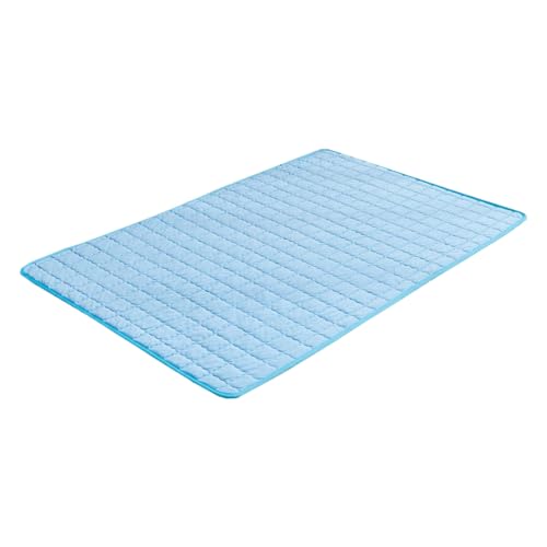 Wcybym Hundekühlmatte, Haustierkühlkissen, Katzenkühldecke, waschbares wasserdichtes Material, Rutschboden, 70 x 50 cm blau, ideal für Sommer mit Reisekistenböden Böden Wcybym Hundekühlmatte, Haustierkühlkissen, Katzenkühldecke, waschbares wasserdichtes Material, Rutschboden, 70 x 50 cm blau, ideal für Sommer mit Reisekistenböden Böden von Wcybym