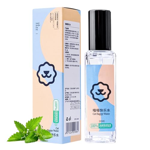 Wcybym Katzenminze-Spray, natürlicher Katzennebel, stressreduzierende Trainingshilfe, beruhigende Formel, kompakte 20-ml-Flasche, 2,5 x 10 cm, für Betten, Spielzeug, Kätzchen, Teaser, Zuhause Wcybym Katzenminze-Spray, natürlicher Katzennebel, stressreduzierende Trainingshilfe, beruhigende Formel, kompakte 20-ml-Flasche, 2,5 x 10 cm, für Betten, Spielzeug, Kätzchen, Teaser, Zuhause von Wcybym