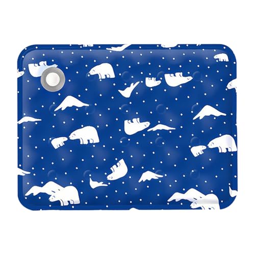 Wcybym Pet Ice Pad, Hundekühlmatte, wasserdichtes Sommerschlafbett, atmungsaktive Schnellkühloberfläche, faltbares leichtes Design, blau 50 x 60 cm Wcybym Pet Ice Pad, Hundekühlmatte, wasserdichtes Sommerschlafbett, atmungsaktive Schnellkühloberfläche, faltbares leichtes Design, blau 50 x 60 cm von Wcybym