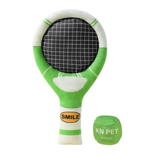 Wcybym Racket Dog Toy | Plush Tennis Racket | Chew Toys | Plush Chew Toys | Stuffed Toy | Pet Educational Toy Tennis Racket Interactive Dog Toys for Aggressive Chewer for All Breeds Wcybym Racket Dog Toy | Plush Tennis Racket | Chew Toys | Plush Chew Toys | Stuffed Toy | Pet Educational Toy Tennis Racket Interactive Dog Toys for Aggressive Chewer for All Breeds von Wcybym