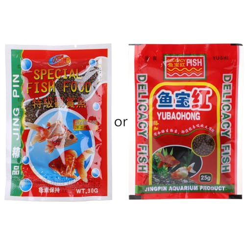 Ausgewogene Fischfutterpellets Hoher Protein 0 4 Oz Gesunde Ernährung Farbverhinderung Diät Gold Fisch Cichlid Futter von Wdbild