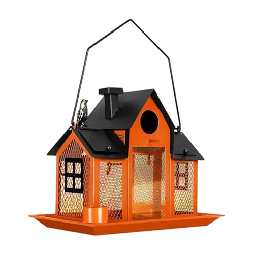 Großkapazität Outdoor Vogelhäuschen Mit Doppel Suet Käfig Solar Power Wild Bird Feeder Zum Anziehen Verschiedener Vögel Finken von Wdbild
