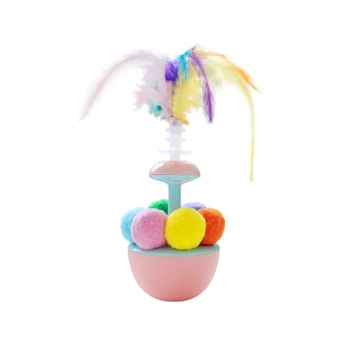 Wackble Cats Entertainment Gerät Bunte Gefiederte Ansätze Fördern Die Jagdinstinkte Interaktive Spielaktivität Plüschgefresserte Katzen Wackble Ball Wackble Cats Entertainment Gerät Bunte Gefiederte Ansätze Fördern Die Jagdinstinkte Interaktive Spielaktivität Plüschgefresserte Katzen Wackble Ball von Wdbild