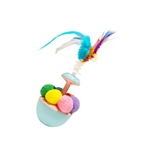 Wackble Cats Entertainment Gerät Bunte Gefiederte Ansätze Fördern Die Jagdinstinkte Interaktive Spielaktivität Plüschgefresserte Katzen Wackble Ball Wackble Cats Entertainment Gerät Bunte Gefiederte Ansätze Fördern Die Jagdinstinkte Interaktive Spielaktivität Plüschgefresserte Katzen Wackble Ball von Wdbild