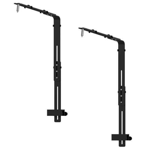 Wdbild 2pcs Aluminiumaquarium Lichtklammern Einstellbare Höhenklemmen Für Fisch LED Beleuchtung Und Stabilität Aquarien Lichtständer von Wdbild