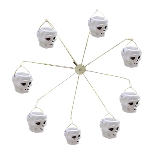 Wdbild Halloween Rotierender Vogelhäuschen Shirly Raddesign Robuster Stahlkonstruktion Ideal Für Bäume Und Stangen Langlebiger Stahl von Wdbild