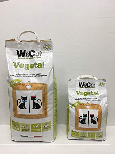 WeCat Mais Katzentoilette, pflanzlich, 1 Beutel mit 10 kg von WeCat
