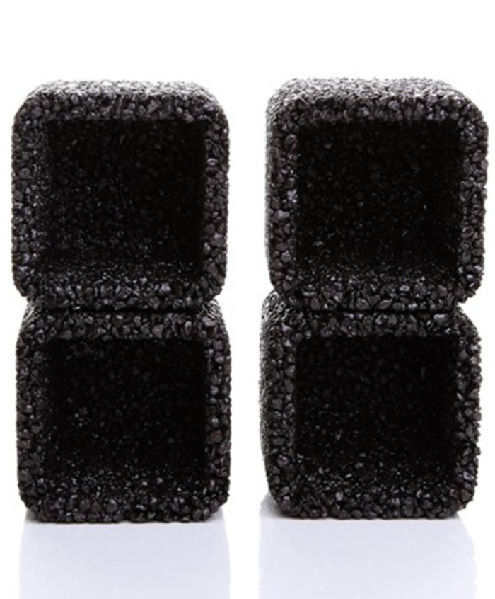 Pflanztöpfe Set 4 Stck., schwarz , 5 cm x 5 cm OHNE Pflanzen von WeDiGa