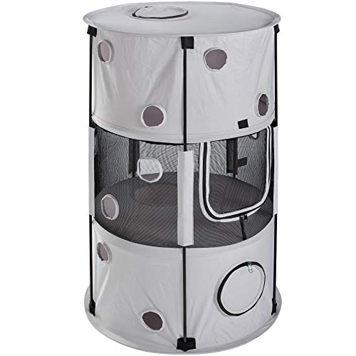 WeRChristmas Mool Katzen-Spielhaus, zusammenklappbar, 3,2 kg, Hellgrau WeRChristmas Mool Katzen-Spielhaus, zusammenklappbar, 3,2 kg, Hellgrau von WeRChristmas