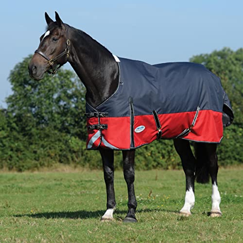 WeatherBeeta ComFiTec Plus Dynamic II Standard Neck Medium Pferdedecke, Schwarz/Rot/Silber, 129,5 cm WeatherBeeta ComFiTec Plus Dynamic II Standard Neck Medium Pferdedecke, Schwarz/Rot/Silber, 129,5 cm von Weatherbeeta
