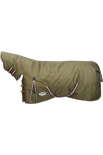 Weatherbeeta 2023 Comfitec Essentiell Combo Nacken Mittel Sich Herausstellen Teppich 10004151 - Olive Green/Burgundy/White von Weatherbeeta