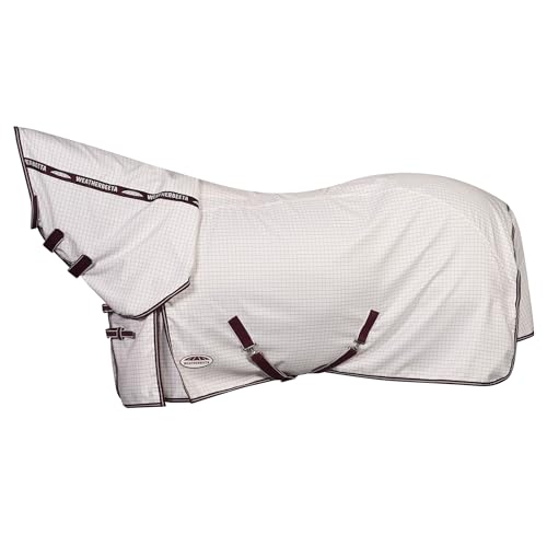 Weatherbeeta 2024 Hybrid Jahreszeiten Combo Nacken Teppich 1024540 - White/Kastanienbraun von Weatherbeeta