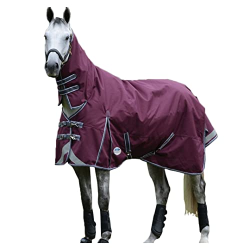Weatherbeeta Comfitec Plus Dynamic II Combo Neck Lite Kastanienbraun Grau Weiß 4'6 Weatherbeeta Comfitec Plus Dynamic II Combo Neck Lite Kastanienbraun Grau Weiß 4'6 von Weatherbeeta