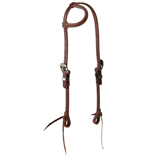 STS Ranch Signature Tack Hundegeschirr, Leder, Schiebeohr-Halfter, 1,9 cm von Weaver Leather
