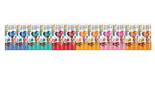 Webbox *New Cats Delight Tasty Sticks Kausnacks Sortimentspackung 12 x 6 (72 Stäbchen) von Webbox