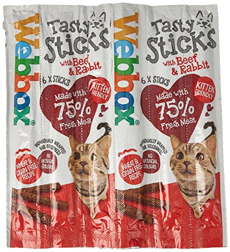 Webbox Cat Delight Treat Sticks - Beef & Rabbit von Webbox