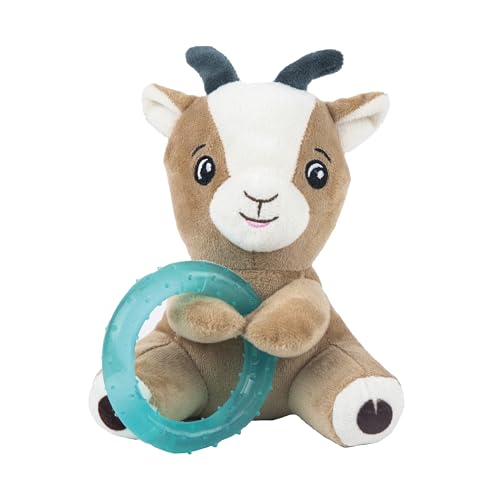 Webbox Gerald die Ziege - Plüsch & Quietschendes Hundespielzeug mit Welpenbeißring Webbox Gerald die Ziege - Plüsch & Quietschendes Hundespielzeug mit Welpenbeißring von Webbox
