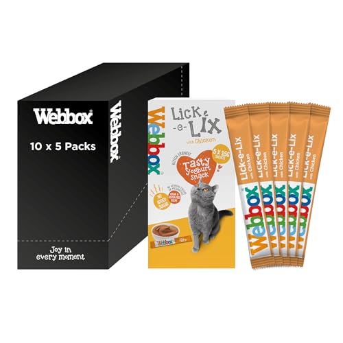 Webbox Katzen Delight lick-e-lix Hähnchen, 15G PACK OF 10 von Webbox
